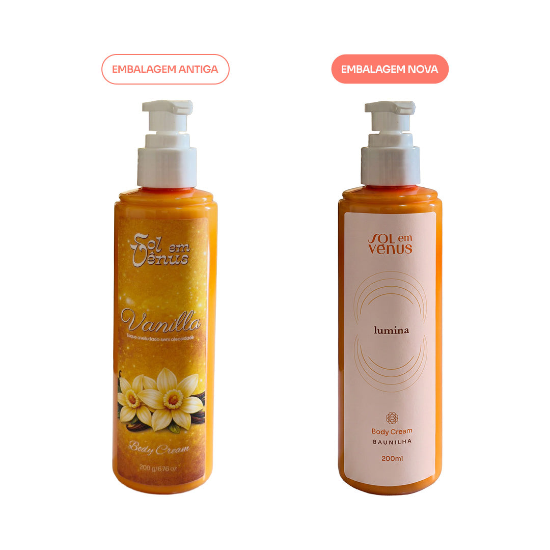 Body Cream Vanilla Sol em Vênus - 200g