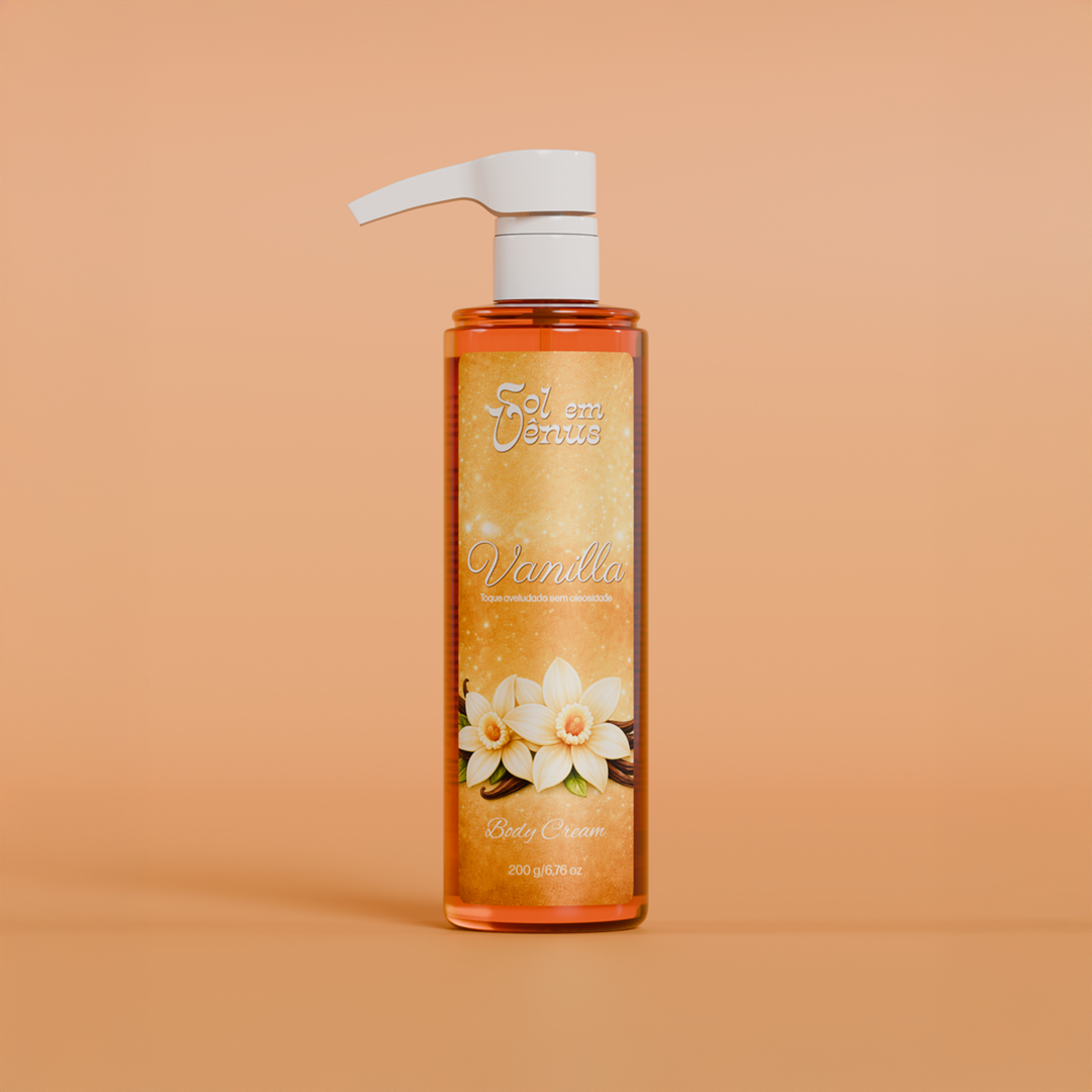 Body Cream Vanilla Sol em Vênus - 200g
